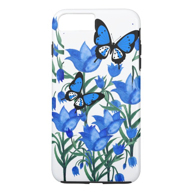 Blue Garden Case-Mate iPhone Case (Back)