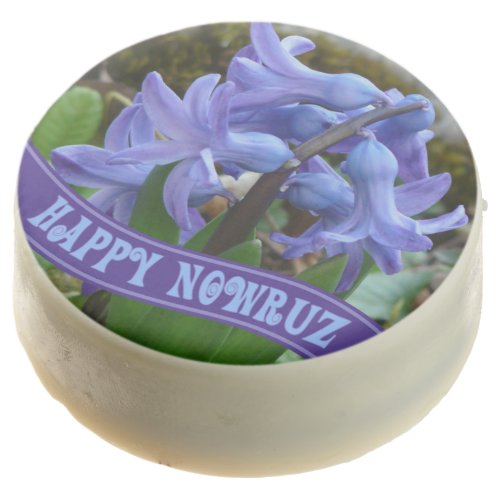 Blue Garden Hyacinth Iranian New Year Nowrooz Chocolate Covered Oreo