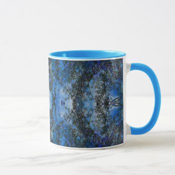 Blue Garden Mug by MaKaysProductions at Zazzle