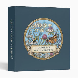 Blue Garden Records Custom Binder