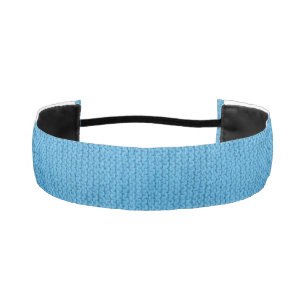 Blue Garter Stitch Knit by Shirley Taylor Athletic Headband