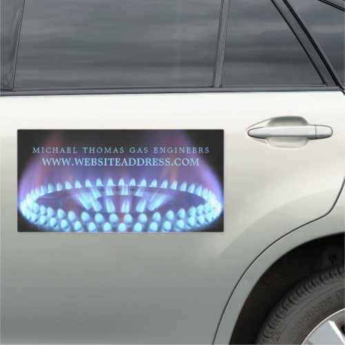 Blue Gas Ring Gas Engineer  Supplier Car Magnet