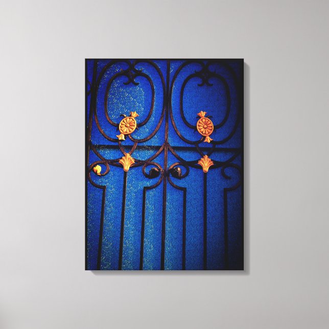 Blue Gate  Canvas Print (Front)