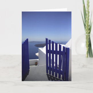 Blue gate card