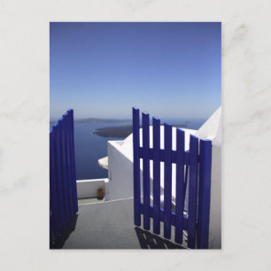 Blue gate postcard