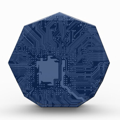 Blue Geek Motherboard Circuit Pattern Award