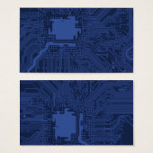 Blue Geek Motherboard Pattern (Front & Back)