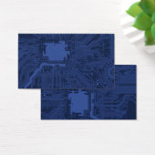 Blue Geek Motherboard Pattern (Desk)