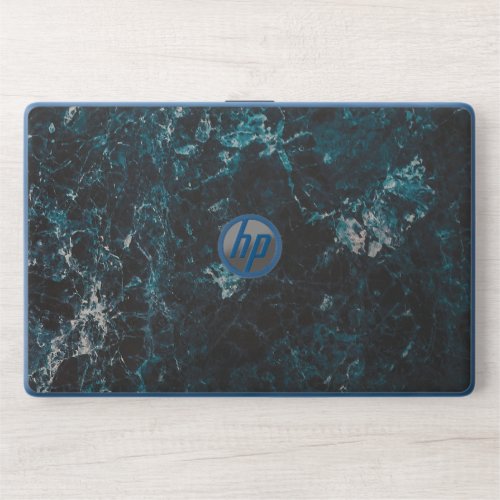 blue gem marble HP Notebook 15_dw0091nr HP Laptop Skin
