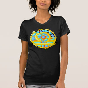 Blue Gemstone Colored Libra Symbol T-Shirt