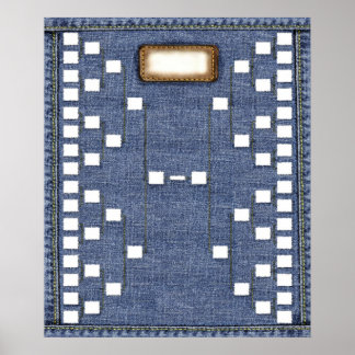 Blue Genes: 6 Generation Family Tree Wall Chart