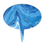 Blue Geode Cake Topper