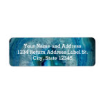 Blue Geode Rock Mineral Agate Crystal Image Label