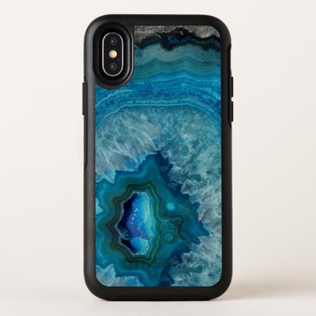 Blue Geode Rock Mineral Agate Crystal Image Otterbox Symmetry Iphone X