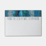 Blue Geode Rock Mineral Agate Crystal Image Post-it Notes