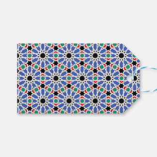 Blue Geometric Design Gift Tags