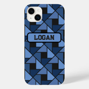 Blue Geometric Gift Phone / iPad case