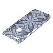 Blue Geometric Pattern Retro Style Uncommon Google Pixel Case (Top)