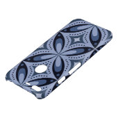 Blue Geometric Pattern Retro Style Uncommon Google Pixel XL Case (Top)