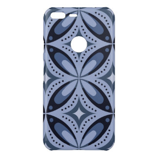 Blue Geometric Pattern Retro Style Uncommon Google Pixel XL Case