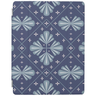 Blue Geometric shapes Pattern  iPad Smart Cover
