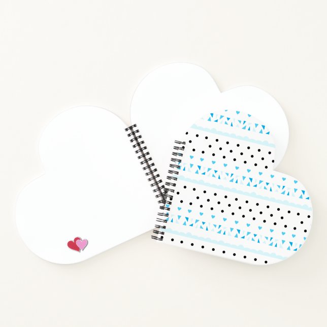 Blue Geometrics Notebook (Inside)