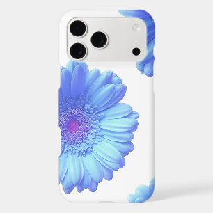 Blue gerbera daisy iPhone 17 pro max case