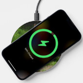 Blue German Shepherd Clock Wireless Charger (Phone)