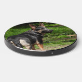 Blue German Shepherd Clock Wireless Charger (Front 2)