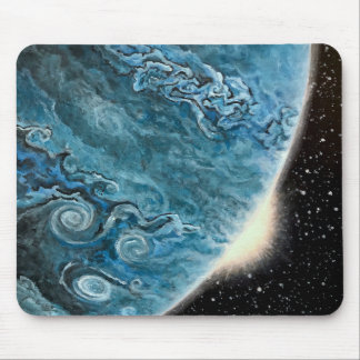 "Blue Giant" Planet Mouse Pad