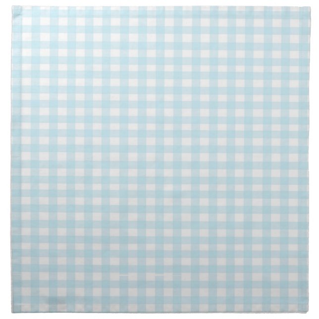 Blue Gingham 1 Napkin (Front)