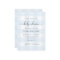 Blue Gingham Baby Shower Invitation