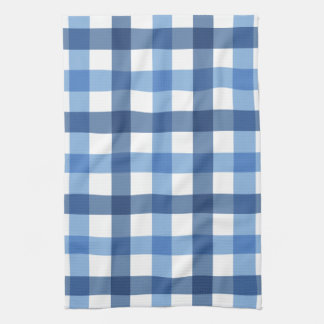 Blue Gingham Check Tea Towels