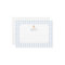 Blue Gingham Golden Retriever Baby Shower