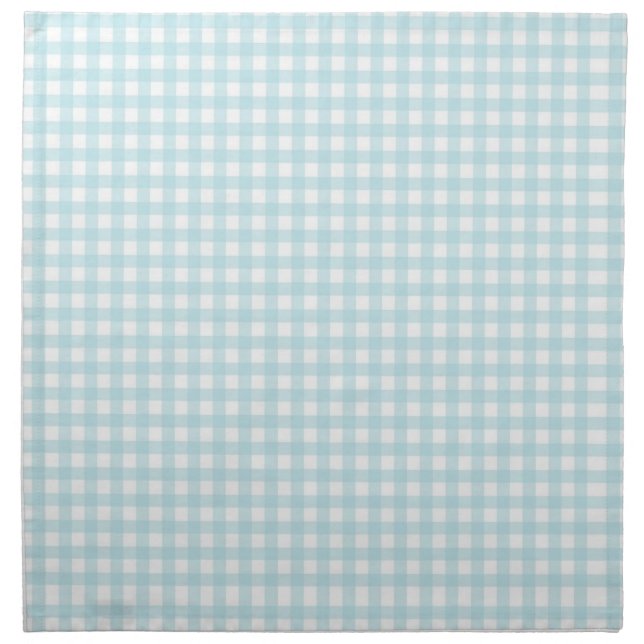 Blue Gingham Napkins (Front)