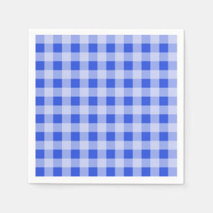 Blue Gingham Napkins