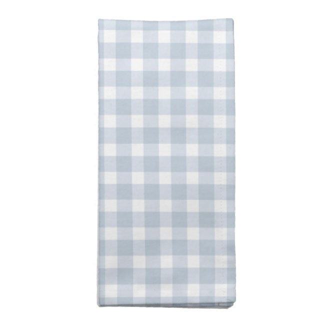 Blue Gingham Napkins (Folded)