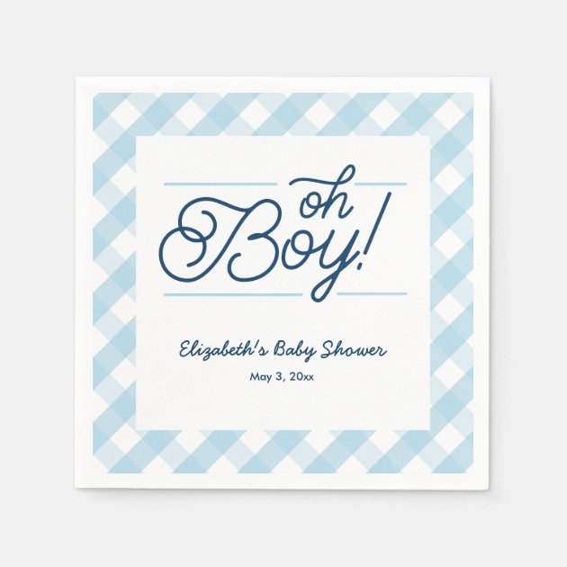 baby shower napkins