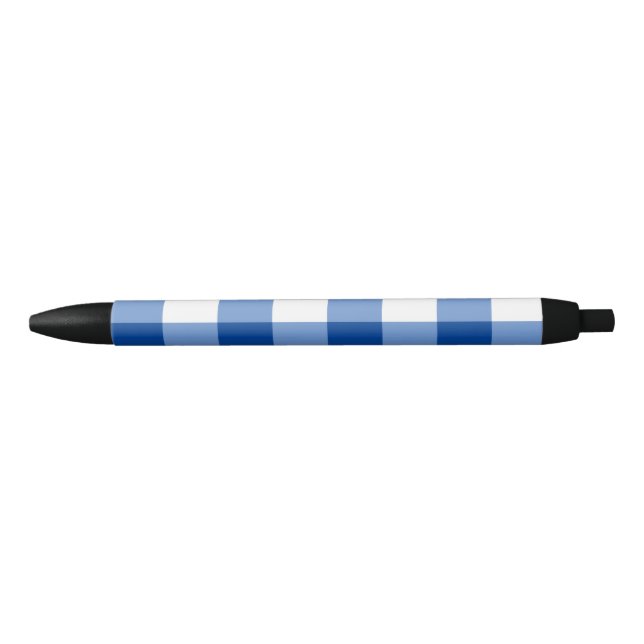 Blue gingham pattern pen (Front)