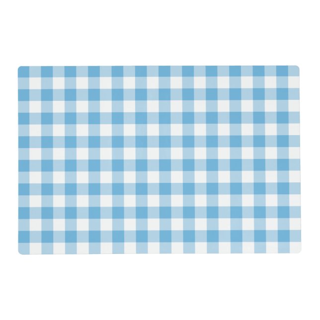 Blue Gingham Placemat (Front)