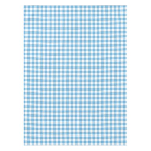 Blue Gingham Tablecloth