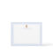 Blue Gingham Teddy Bear Nursery Note Card