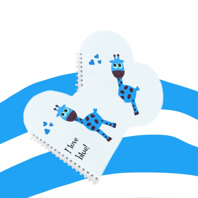 Blue giraffe notebook (Creator Uploaded)