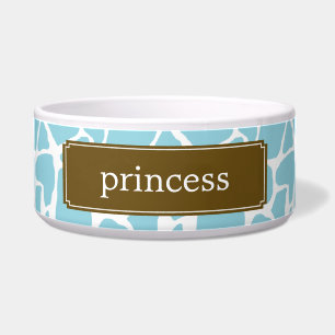 Blue Giraffe Pattern Bowl