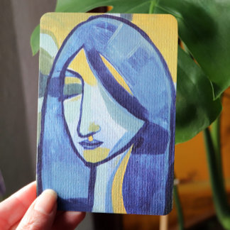 Blue Girl                                          Thank You Card
