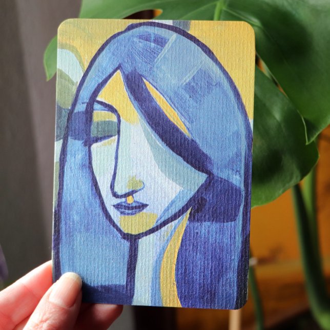 Blue Girl                                          Thank You Card (Creator Uploaded)