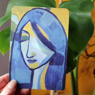 Blue Girl                                          Thank You Card