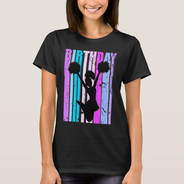 Blue Girls Cheerleader Cheerleading Womens Grandau T-Shirt (Front)