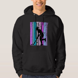 Blue Girls Hockey Hockey Womens Grandaughter Cute  Hoodie