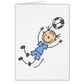 Blue Girls Soccer Card (Front)